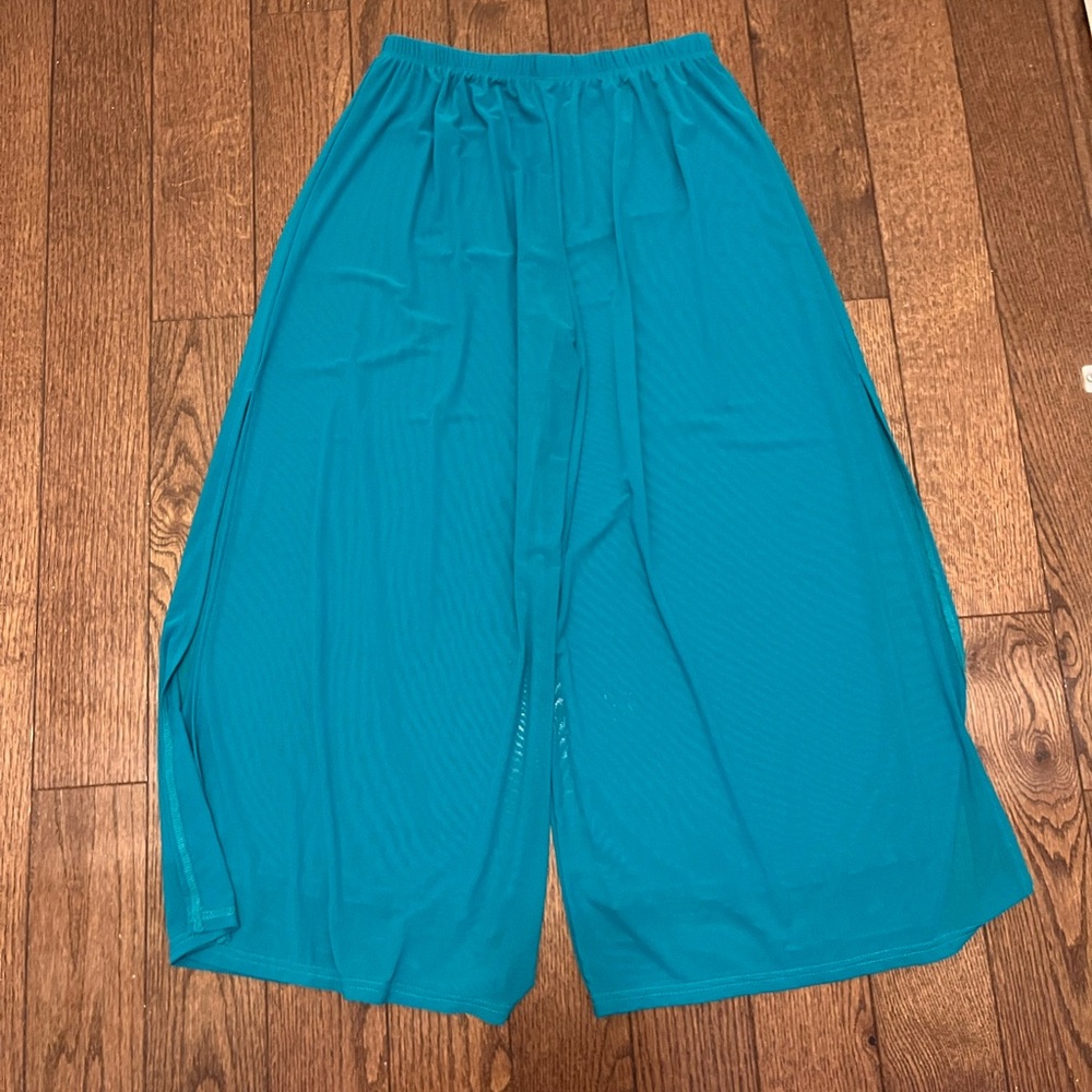 🎉⚡️ 5 for $25 🛍️‼️
Teal Wide-Leg Women's Pants - Picture 4 of 11